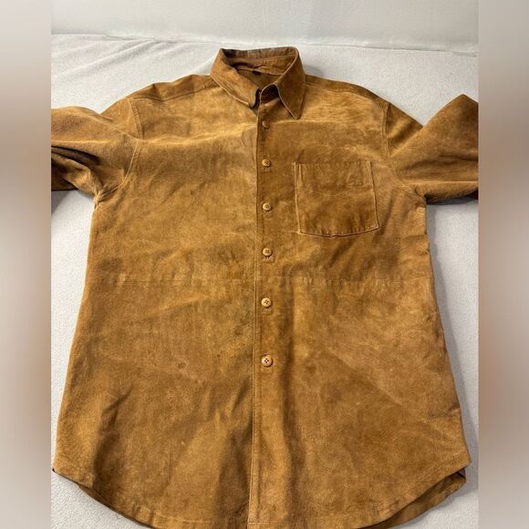 Men's Brown Suede Jacket - Picture 15 of 16